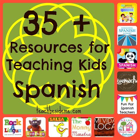 Spanish Teaching Resources For Kids Teach Beside Me