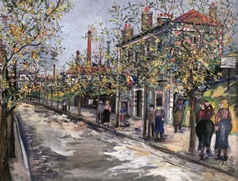 Maurice Utrillo Aux Vignobles De France Boulevard Du Montparnasse à