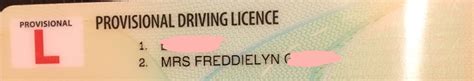 Provisional Driving Licence Application Freddys Musings