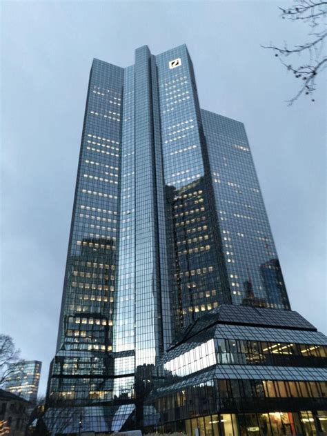 Deutsche Bank Building In Frankfurt
