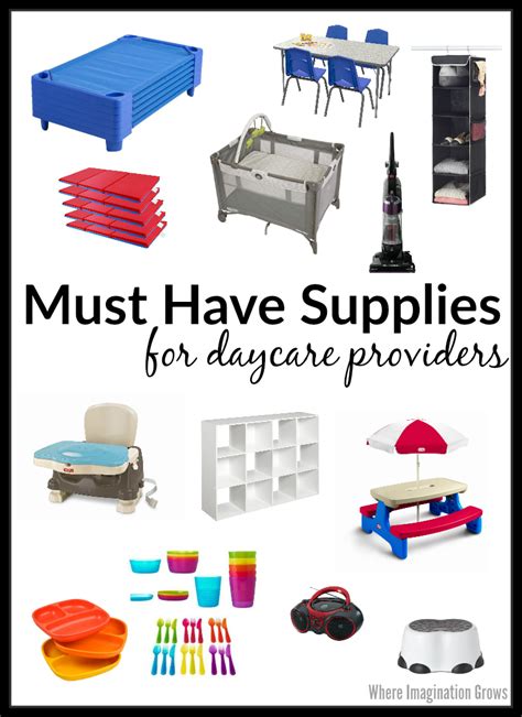 Must Have Supplies For Home Daycare Providers Where Imagination Grows