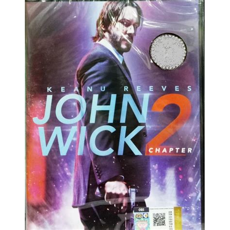 English Movie John Wick Chapter 2 DVD Keanu Reeves Hobbies Toys