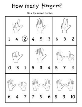 How Many Fingers By Babe Lory Teachers Pay Teachers