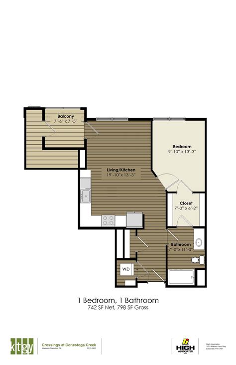 Lancaster 1 bedroom apartments for rent. Lancaster PA Apartments | The Crossings | Floor Plans