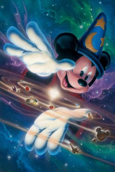 Sorcerer Mickey Disney Fine Art Disney Art Fantasia Disney