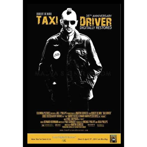 High resolution official theatrical movie poster (#1 of 5) for taxi driver (1976). taxi-driver-us-movie-poster-12x18-r2000-martin-scorcese ...