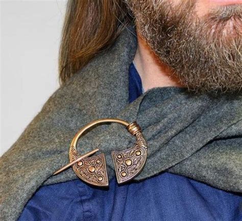 Penannular Viking Brooch Celtic Shawl Pin Medieval Design Etsy