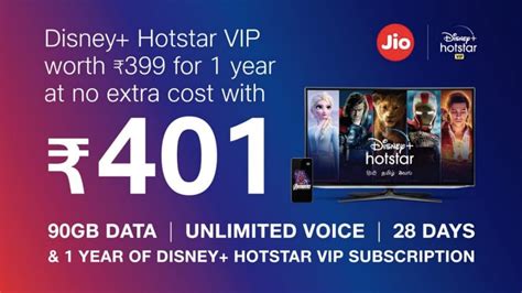Jio Offers Free Disney Hotstar Vip Subscription To Its Prepaid Subscribers Business League