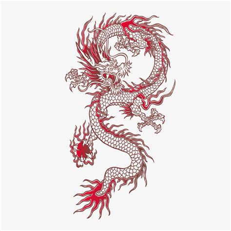 Red Dragon Tattoo Outline Best Tattoo Ideas