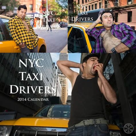 All These Cute Nyc Cabbies In One Calendar If Its Hip Its Here