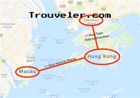 China Hong Kong Macau Map