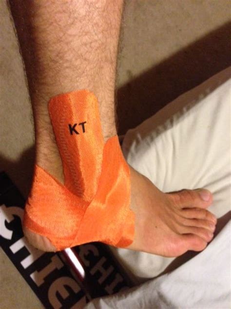 Kt Tape Ankle Stability App Photo Courtesy Of Our Friend Marius From