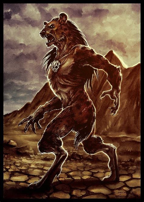 Werehyena By Crudity There Are Legends Of Werehyenas In Africa Unlike