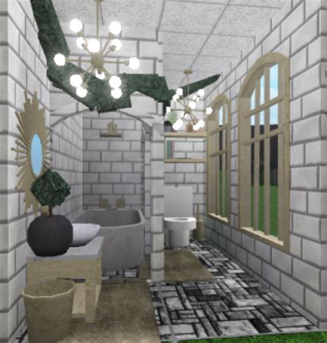 Bloxburg Rustic Bathroom