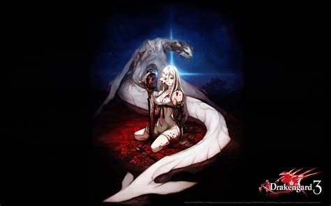 Wallpaper X Px Blood Breasts Cleavage Drag Dragon Dragoon Drakengard Eyes