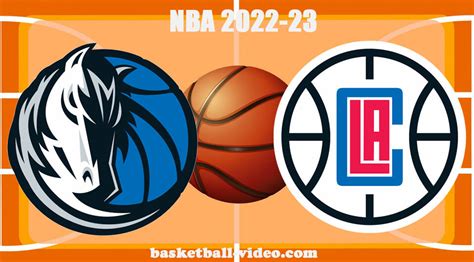 Dallas Mavericks Vs La Clippers Feb 8 2023 Nba Full Game Replay Live Free Nba Games Replays Hd