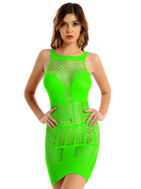 women s sexy bodycon mini dress sheer mesh stretchy lingerie sleepwear clubwear fashion shopping