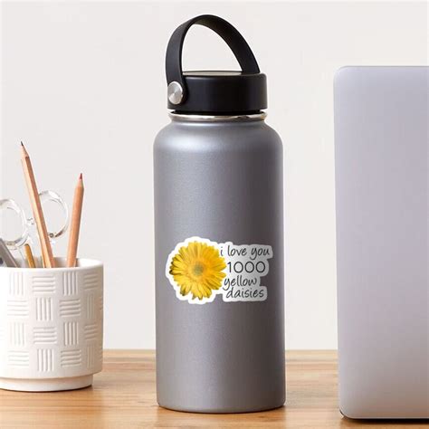 1000 Yellow Daisies Sticker For Sale By Marisax74 Redbubble