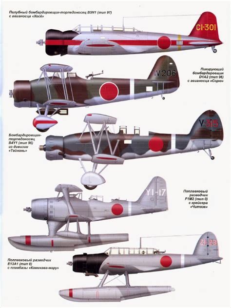 Japanese Aircraft Of Wwii Camo And Markings