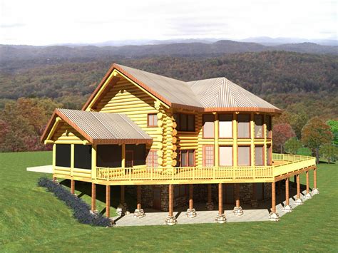 Tennessee Log Home Kit Cabin Home Building Plans 173549