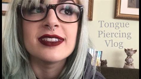 Tongue Piercing Vlog Cc Youtube