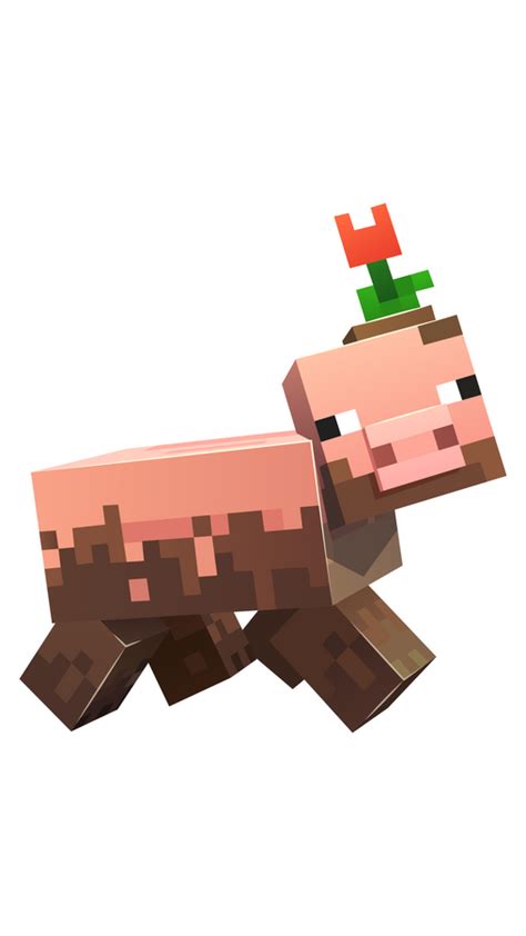 Minecraft Pig Face Wallpaper