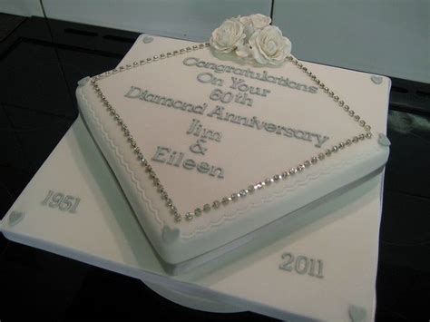 60th wedding anniversary cake ideas