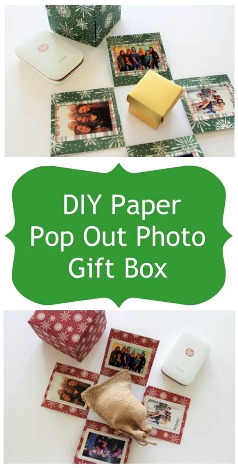 Maybe you would like to learn more about one of these? DIY Paper Pop Out Photo Gift Box - DIY Inspired