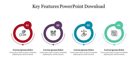 Effective Key Features Powerpoint Download Template