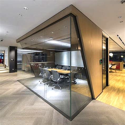Office Partition Glass Wall Tempered Laminated Glass Partition Price