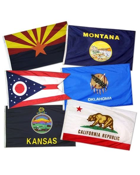 50 States Flags Set 6 X 10 Ft Outdoor Use