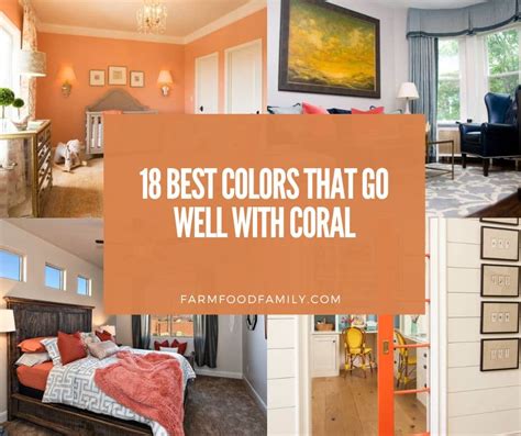 18 Colors That Go Well With Coral For Interior Design 2024