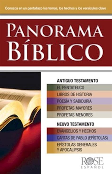 Shop The Word Span Bible Overview Pamphlet Panorama Biblica Folleto