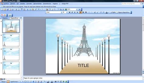 paris plantilla powerpoint plantillas powerpoint gratis