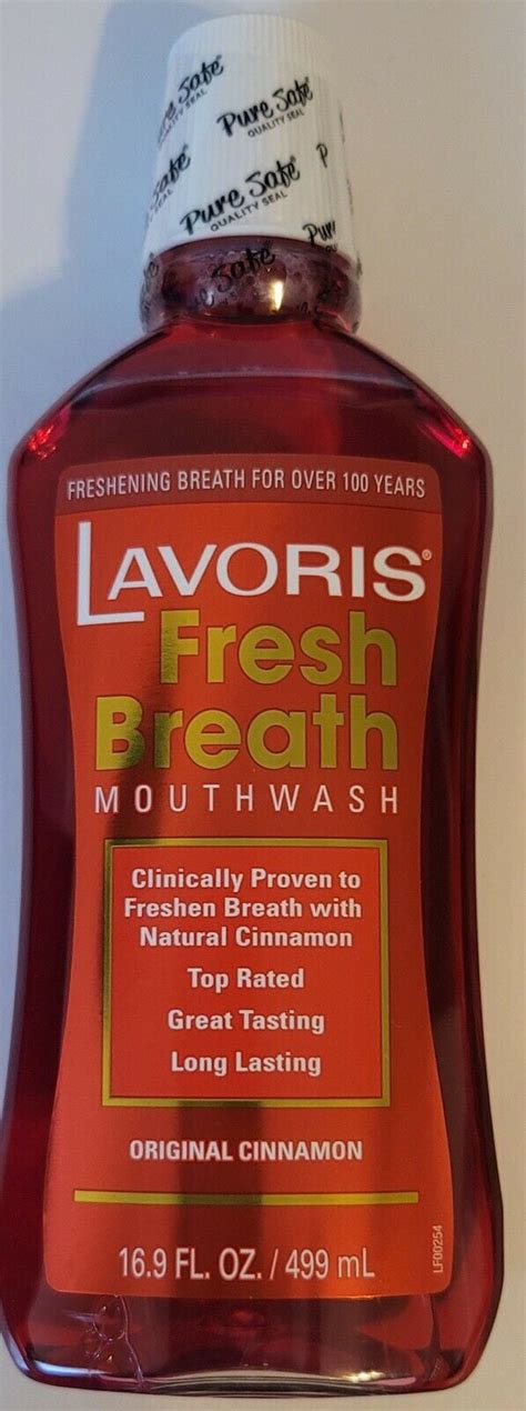 Lavoris Original Cinnamon Mouthwash 169fl Oz