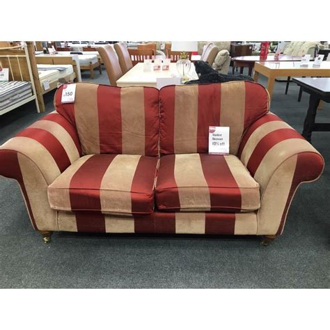 Bhf Red And Baige Striped Sofa In Exeter Devon Gumtree