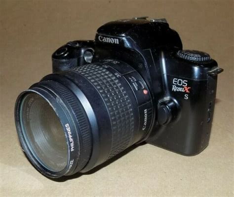 Canon Eos Rebel X S 35mm Slr Film Camera Wzooom Lens Ef 35 80mm Auto