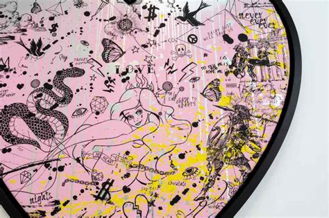 She_drips información y redes sociales. She Came To Break Hearts (pink/black, yellow splash and ...