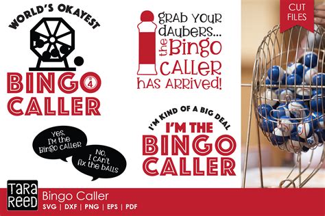 Bingo Caller Svg And Cut Files For Crafters