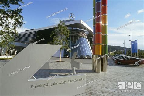 Germany Stuttgart Mercedes Benz Center Sculpture Picture Column