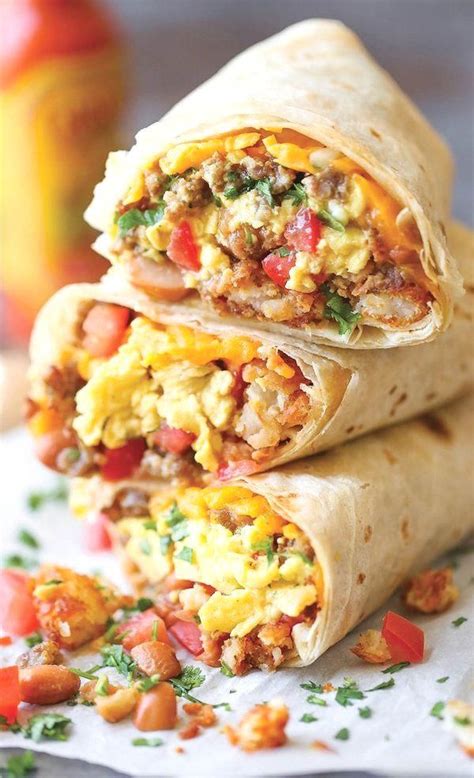 The Breakfast Burritos Thatll Get You Out Of Bed Meals Breakfast