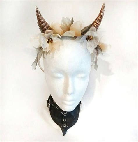 Horn Headband Headband Satyr Horns Faun Headpiece Cosplay Etsy
