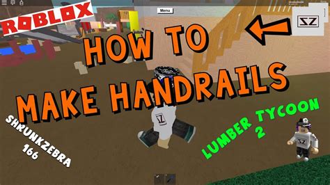 How To Make Handrails For Stairs Lumber Tycoon 2 Roblox Youtube