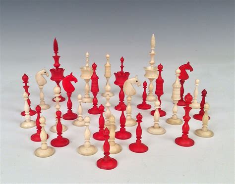 Antique Early 19th Century Selenus Chess Set