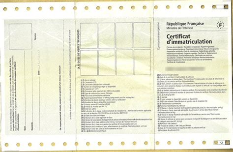 Le Certificat Dimmatriculation Des Automobiles Ornikar