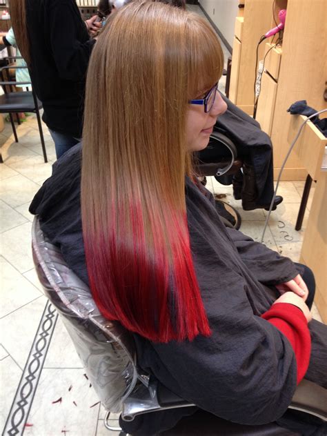 Check spelling or type a new query. Red dip died hair, colored tips, red hair ...