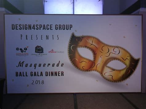 Design 4 Space Masquerade Ball Gala Dinner 2018 Emcee Richard Style
