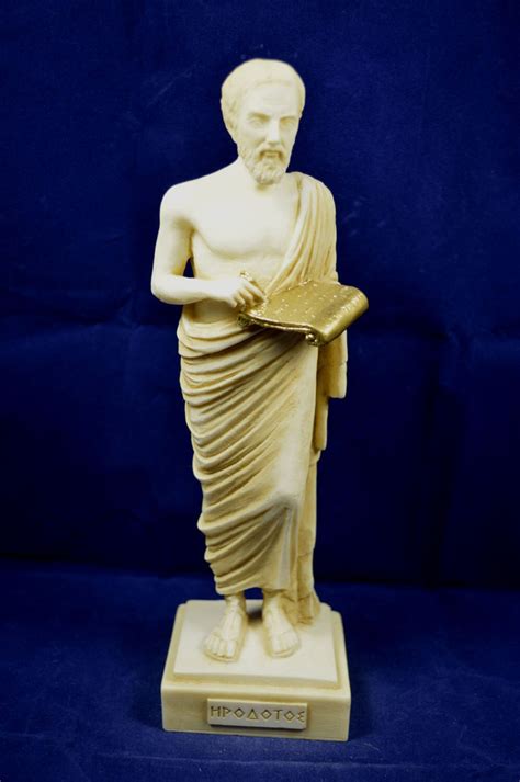 Herodotus Sculpture The Father Of History Ancient Etsy