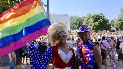 Thousands March In Us For Lgbt Rights Under Trump Bbc News