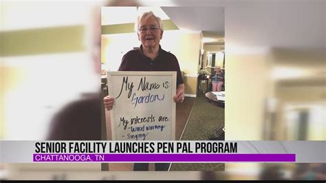 These free pen pal websites can assist you in finding pen pals and friends that share your unique interests, and you will have the chance to form valuable friendships that just might last a lifetime. Senior Facility launches pen pal program - YouTube